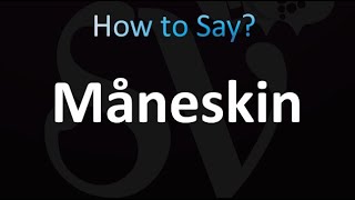 How to Pronounce Maneskin correctly [upl. by Novled]