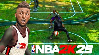 NBA 2K25 3v3 PARK gameplay🤩 NEW Dribble ENGINE leaked [upl. by Placido883]