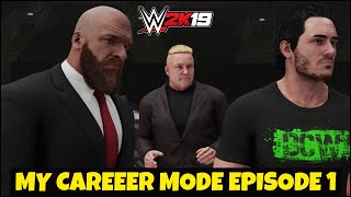 WWE 2K19 My CAREER MODE  ROOKIE TO WWE STAR  EPISODE 1 [upl. by Gazo711]