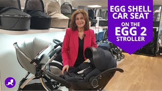 How to put the Egg Shell car seat on your Egg pram  Baby Lady [upl. by Latsyrk930]