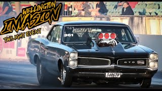 NZ Drag Racing Finest  2024 Wellington Invasion Twilight Race  Complete Event Coverage [upl. by Nonnaehr]