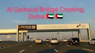 Drive in Dubai  Al Garhoud Bridge Crossing  Sheikh Rashid Street  Dubai UAE Road trip [upl. by Toy]