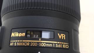 Nikon 200500mm f56 AF speed [upl. by Analihp137]