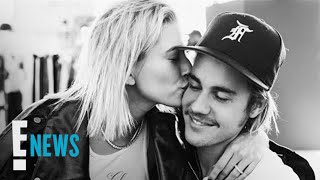 Justin amp Hailey Bieber Celebrate 4th Wedding Anniversary  E News [upl. by Suravart]