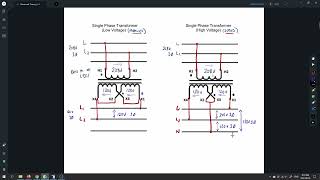 Single Phase Transformer Diagrams [upl. by Bliss]