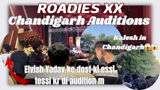 Roadies XX Chandigarh Auditions💪Elvish Yadav ka dostPopi in my GD1 group😂Informative Vlog🔥🔥 [upl. by Eiruam]