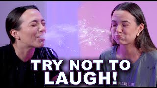 Try Not To Laugh Challenge Fan Edition  Merrell Twins [upl. by Witcher]