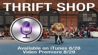 Siri Sings Thrift Shop by Macklemore [upl. by Erlene443]