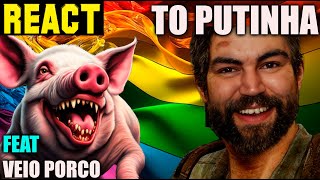 REACT VEIO PORCO PUTINHO POR CONTA DO MP DO THE LAST OF US SONY CANCELOU [upl. by Tedda]