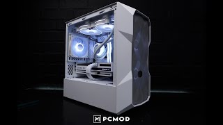 Cooler Master TD300 Mesh White  PC Build [upl. by Leynad]