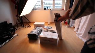 Walimex pro Studioset VE 42 Unboxing [upl. by Loux]