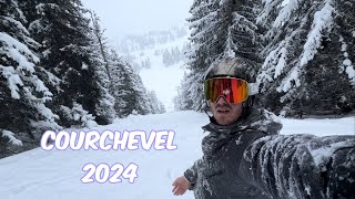 COURCHEVEL 2024 POWDER DAY КУРШЕВЕЛЬ засыпало снегом [upl. by Brandes]