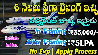 Latest Jobs In Telugu  Indigo IAL Program 2024  Work From Home Jobs 2024  Jobs In Hyderabad [upl. by Adim]