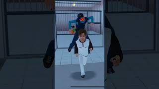 Ghost comes to police station shorts sakuraschoolsimulator shortvideo trendingshorts viralvideo [upl. by Deirdra258]