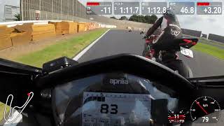 筑波サーキット 2024年9月14日 J1（Aprilia RSV4）Lap5 1100 [upl. by Notnirb]