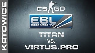 Titan vs Virtuspro  Group A  EMS One Katowice 2014  CSGO [upl. by Naud]