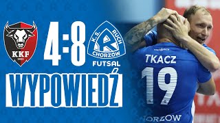 Michał Tkacz o meczu Caffaro Futsal Kazimierza Wielka  Ruch Chorzów Futsal 48 13102024 [upl. by Harikahs]