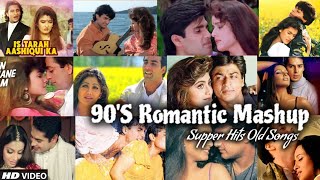 90s Romantic Mashup  Evergreen 90s Bollywood Songs  90s Hits  Old Hindi Songs  Find Out Think [upl. by Adelia]