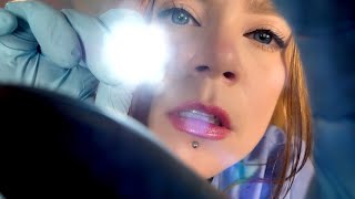 ASMR Orbital Exam 👁 You Have Something in Your Eye 👀 Nurse Exam Ultrasound [upl. by Pascale]