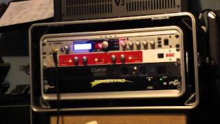 Rocktron Velocity 300 power amp vs Carvin DCM 150 power amp w Digitech GSP1101 [upl. by Nilrac]