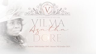 Celebrating the life of Mrs Vilma Agatha Dore  4th November 2021 [upl. by Nylesaj]