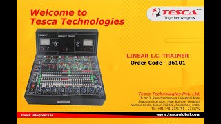 Linear IC Trainer with Power Supply  Tesca 36101 [upl. by Lazor]