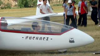 THK Planör Kalkış Vinç  Take Off A Glider  İnönü [upl. by Kazim]