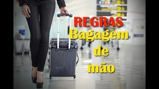 BAGAGEM DE MÃO  Saiba as regras para o embarque nos aviões [upl. by Herodias]