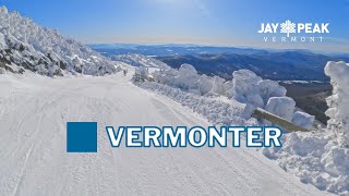 skiing Vermonter from the TOP of JAY PEAK 2023 [upl. by Margaretta]