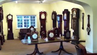 Antique Clocks  Antique Grandfather Clocks Striking at 12 OClock [upl. by Ardle]