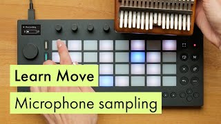 Ableton Move Tutorial Using Moves Microphone to Record Samples [upl. by Adlecirg453]