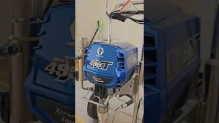 Graco xt spraying video graco gracoxt spraygun spraying [upl. by Ridan]