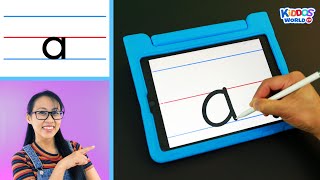 Teaching Kids How to Write Lowercase Letters of the Alphabet  Learn Small Letters AZ Handwriting [upl. by Chadd143]