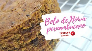 Testando minha receita do tradicional Bolo de Noiva pernambucano aqui Espanha [upl. by Adest]