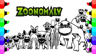 ZOONOMALY 2 New Coloring Pages  How To Draw Zoonomaly Game [upl. by Bora20]