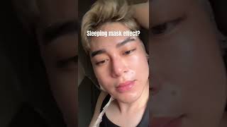 Sleeping Mask Effect skincare skincareroutine skincaretips [upl. by Ahtiekal]