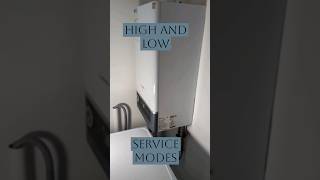 Warmhaus Enerwa Plus Combi boiler Service Modes [upl. by Aremahs482]