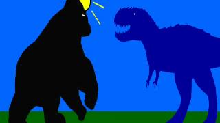 king kong vs vastatosaurus rex [upl. by Sharline]