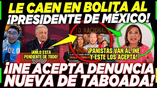 ACABA DE PASAR INE LE CAE A AMLO EN BOLA ¡XÓCHITL Y AHORA TABOADA LUNES DE NOCHE [upl. by Eilac]