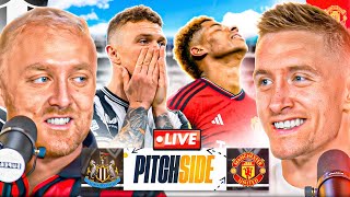 NEWCASTLE vs MAN UTD  Pitch Side LIVE [upl. by Eniad934]