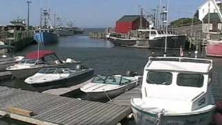 Fall and rise of the tide in the Bay of Fundy at Halls Harbour Nova Scotia  Time Lapse [upl. by Fulbright]