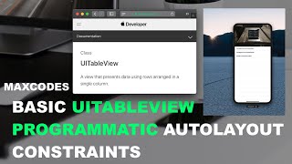 UITableView and UIImageView with autolayout constraints in code [upl. by Elroy]