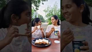 Icecream Bread 🍞 TomampJerry 😋 DiyaIshwarya shorts viralvideo [upl. by Taam144]