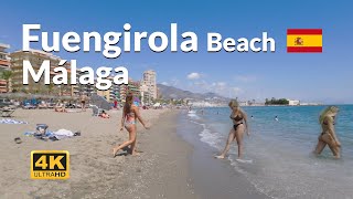 Fuengirola Beach 4K Costa del Sol Málaga Spain 🇪🇸 [upl. by Wasson]