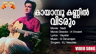 Kaayaampoo Kannil  Nadi Movie Song  A Vincent  Vayalar  G Devarajan  KJ Yesudas [upl. by Benjamin]