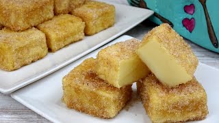 LECHE FRITA Receta Española Tradicional🤩FRIED MILK [upl. by Notsur]