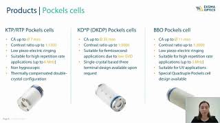 EKSMA OPTICS  Pockels cells for ultrafast laser applications PHOTONICS 2021 [upl. by Uaerraj]