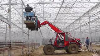 The entire process of the Venlo greenhouse in the Netherlands from construction to vegetable growth [upl. by Pacifica]