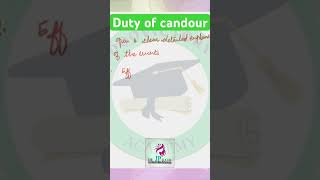 duty of candour mrcogcourses education [upl. by Batha]