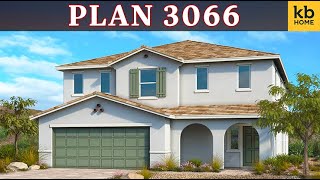 Plan 3066 at Magnolia Ranch by KB Home l New Homes for Sale in SW Las Vegas [upl. by Ignatius]